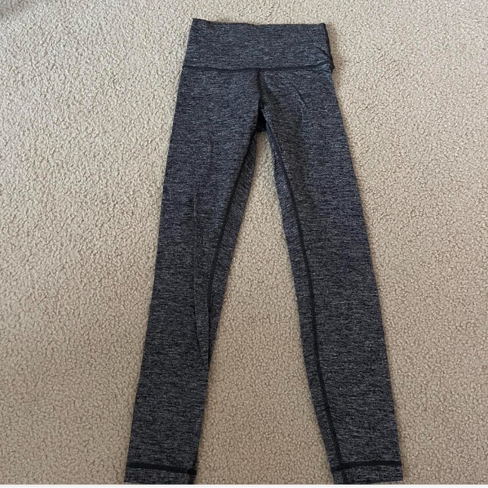 Gray High-Waisted Lululemon Leggings